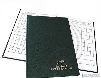 Nowy inkdeks ks 1320088 Księga korespondencyjna 300 k. zielona WARTA 1824-229-018 WARTA