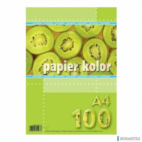 Papier xero A4 niebieski (100 arkuszy) KRESKA