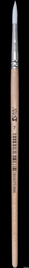 Pędzle nylonowe okrągłe nr7 (6) 7007 KOH I NOOR