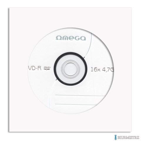 Płyta OMEGA DVD+R 4,7GB 16X KOPERTA (1) OMD16K1+