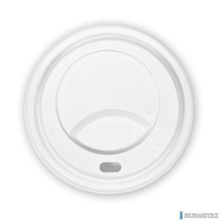 Pokrywka biała do kubka 90mm PS (100 szt.)do kubków 300-500 ml 30190