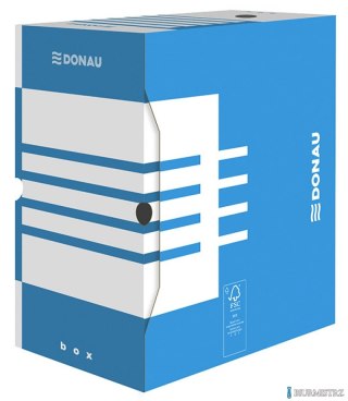 Pudło archiwizacyjne A4/155 DONAU niebieskie 7663301FSC-10