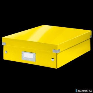 Pudło z przegródkami Leitz C&S, średnie, żółte 60580016