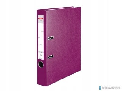 Segregator Q.FILE A4, 5 cm, PP jagodowy 300004845 HERLITZ