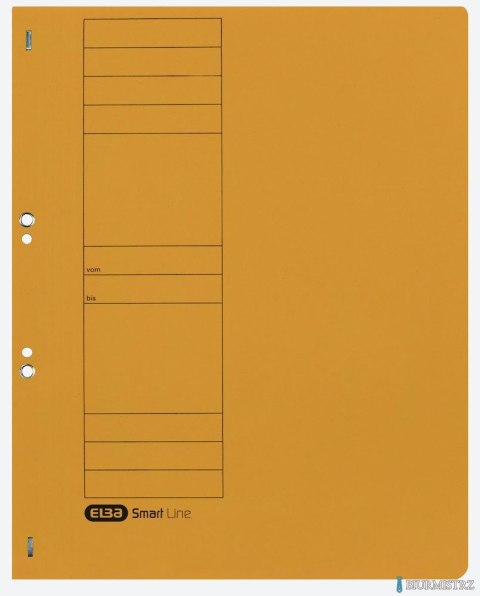 Skoroszyt kartonowy ELBA A4, oczkowy, żółty, 100551871