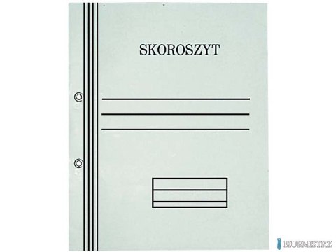 Skoroszyt oczkowy biały pełny A4 (50 szt.) 350g KIEL-TECH 1-00748