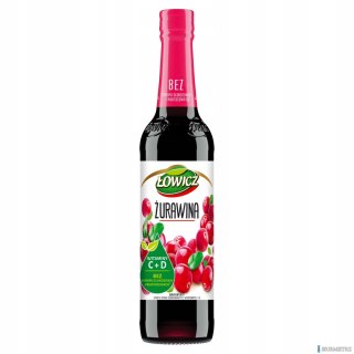 Syrop ŁOWICZ żurawina 400ml