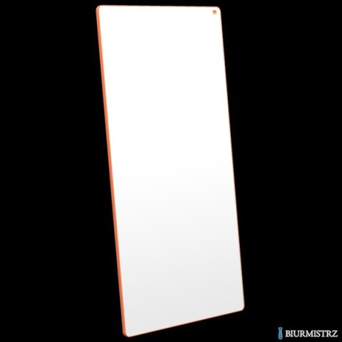 Tablica podwójna suchościeralna do systemu mobilnego Move&Meet, wykończenie pomarańczowe Nobo 1915565