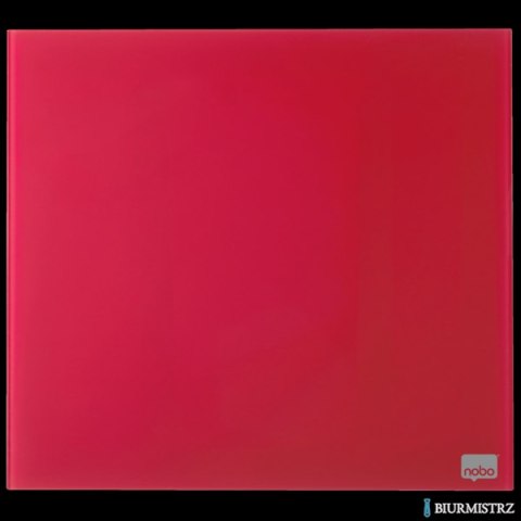 Tablica szklana NOBO Diamond Glass czerwona 450x450 1903955