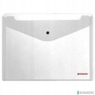 Teczka kopertowa na zatrzask A4 przezroczysta PP-231 TT6705 PENMATE