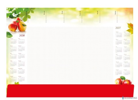 Terminarz - Planer A2 z listwą 2026 Gruszki Michalczyk i Prokop T-1-A2-3 kalendarz biuwar