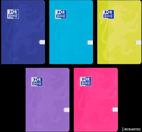 Zeszyt Oxford Touch A5 32 kartek 90 g kratka 5x5 mm 400175546