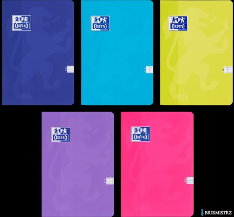 Zeszyt Oxford Touch A5 60 kartek 90 g kratka 5x5 mm 400175548