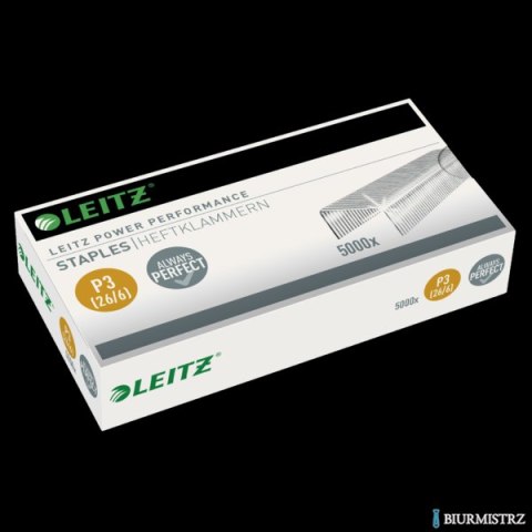 Zszywki Leitz galwanizowane, 26/6 5000 szt. 55721000