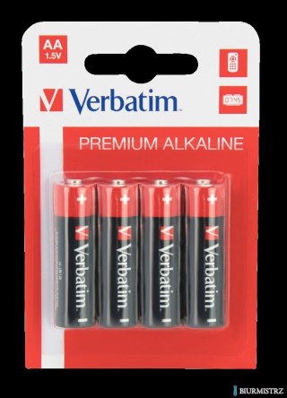 Baterie VERBATIM ALKALICZNE LR06 AA BLISTER 4szt. 49921