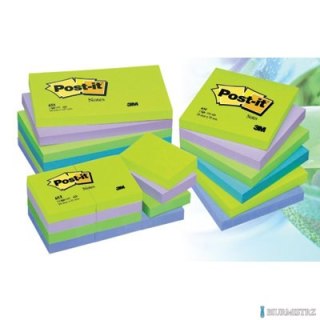 Bloczek 76X127 pal.MIĘTOWA 655MT (6) POST-IT 3M
