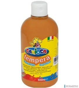 Farba tempera 500 ml, brązowa jasna CARIOCA 170-2356