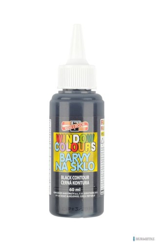 Farba witrażowa kontur.czarna 60ml 9742016