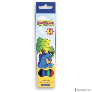 Flamastry 4 kol. szt. DINOS ISLAND FLO4ZOO GRANIT Mazaki Pisaki (X)