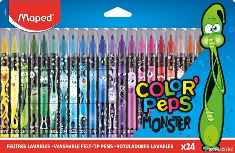 Flamastry COLORPEPS MONSTER 845401 Maped 24kolory