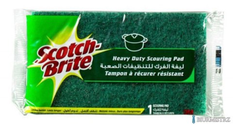 Gąbka do zmywania SCOTCH BRITE, uniwersalna, do garnków i patelni, zielona