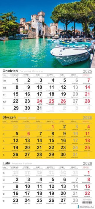 Kalendarz trójdzielny (H) 2026 Michalczyk i Prokop T-106T-04
