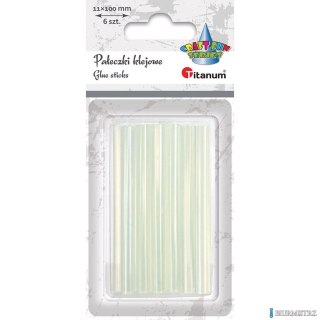 Klej do pistoletu Q11x100mm (6 sztuk) 365217 TITANUM wkład