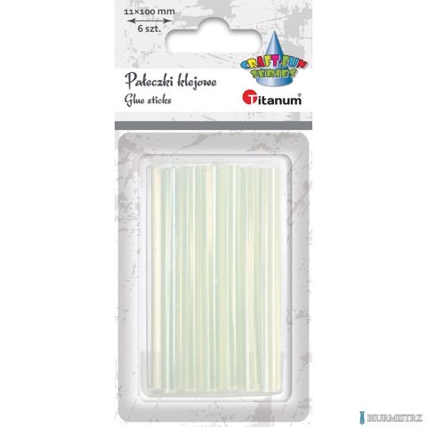 Klej do pistoletu Q11x100mm (6 sztuk) 365217 TITANUM wkład