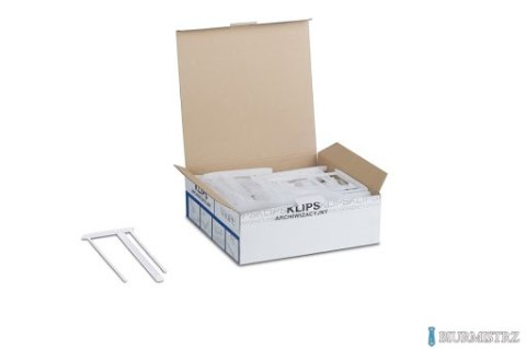 Klipsy archiwizacyjne zaczepowe 100 szt. VAUPE, 101/10