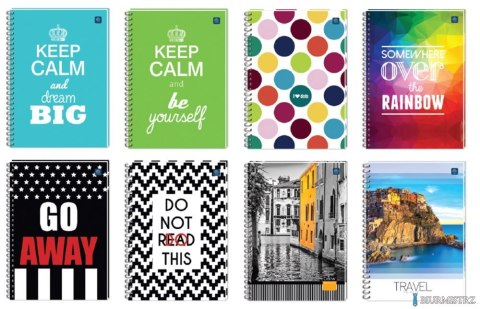 Kołonotatnik B5 160 kartek kratka Interdruk