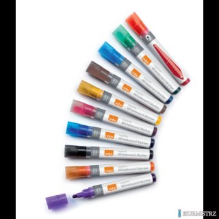 Markery Liquid Ink, różne kolory, 10 szt 1915381 NOBO