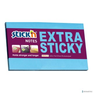 Notes sam.EXTRA STICKY 76X127 niebieski neon 90 kartek STICK_N 21677