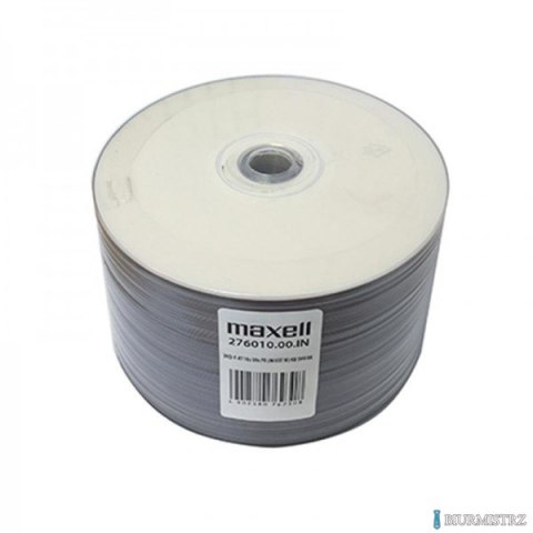 Płyta MAXELL DVD-R 4.7GB 16x (50szt) PRINTABLE, white, do nadruku, SP shrink, bulk 276010