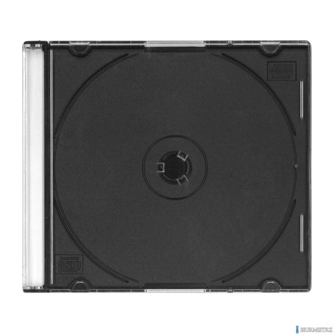 Pudełko na 1CD SLIM CASE 5,2MM BLACK OMEGA