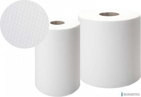 Ręcznik w roli ECOLINE 100/2 (6 rolek) 100m 2warstwy biały makulatura ELLIS 3063
