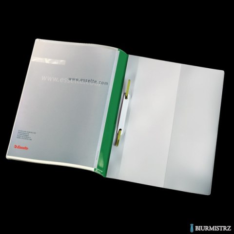 Skoroszyt sztywny z wąsami Esselte Panorama, zielony, 25 szt., 28360 (X)