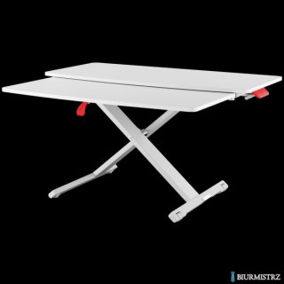 Stanowisko do pracy na stojąco Ergo Cosy z wysuwaną tacą na klawiaturę 65320085 LEITZ