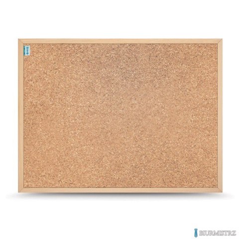 Tablica korkowa MEMOBE SMART, rama drewniana, 60x40 cm