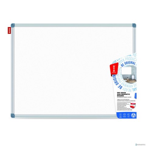 Tablica magnetyczna suchościeralna 300x120cm aluminium biała Classic MEMOBE