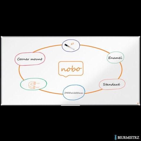 Tablica porcelanowa Nobo Premium Plus 2400x1200mm 1915151