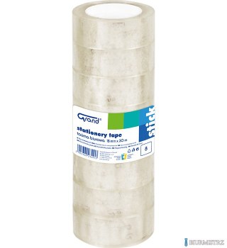 Taśma biurowa GRAND 18x30m opakowanie 8szt. 130-1936
