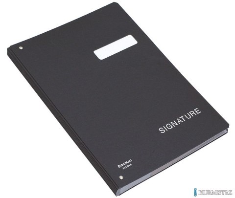 Teczka do podpisów 8691045 cza rna A4 20p (X)