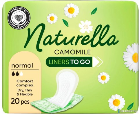 Wkładki higieniczne, naturella "to go" 20 sztuk (każda oddzielnie zapakowana)