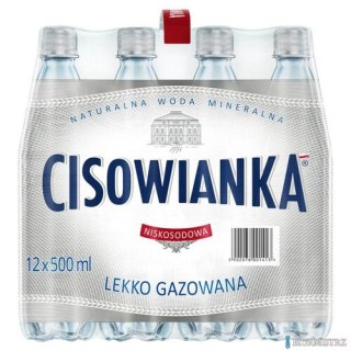 Woda CISOWIANKA 0.5l lekko gazowana zgrzewka 12 szt. KAUCJA