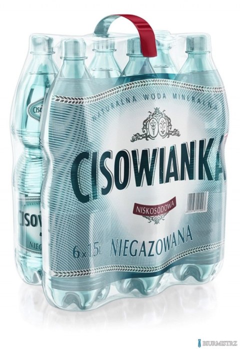 Woda CISOWIANKA 1.5l niegazowana zgrzewka 6 szt. KAUCJA