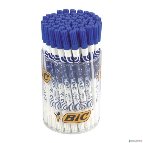 Wymazywacz do piór BIC Ink Eater niebieski Tuba 60szt, 8630491