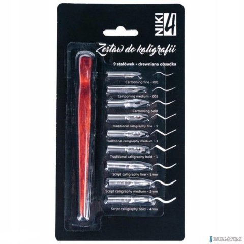 Zestaw do kaligrafii 9+1