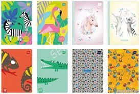 Zeszyt_ A5 32k. kolorowa kratka mix INTERDRUK