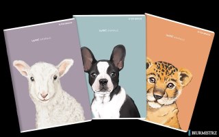 Zeszyt TOP ANIMAL A4 60K 70G GLADKA 400169487 Top 2000