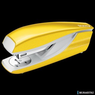 Zszywacz średni metalowy Leitz, żółty, 10 lat gwarancji, 30 kartek 55021016